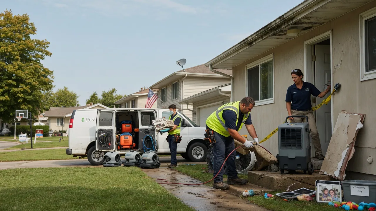 Water Damage Restoration in Twin Oaks, OK near me